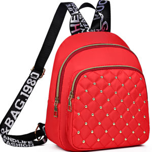 Diamond-shaped embroidery rivet double shoulder bag for women new style fashionable travel bag casual and versatile womens b