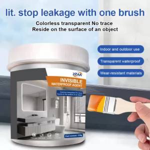 Transparent Waterproof Coating Adhesive No-Leak Invisible Glue Super Sealant Toilet Repair Tool 50-450g Material Set Gap Sealant for Home Decoration