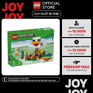LEGO MINECRAFT 21585 Đồ Chơi Lắp Ráp Trang Trại Gà (233 chi tiết)