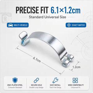 2-20pcs Car Air Filter Housing Clips Universal Steel Cleaner Box Cover Clamps Galvanized Heavy Duty Auto Spring Fasteners Set