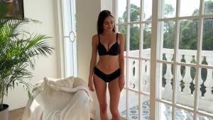 FINETOO | 6 Cái/bộ Liền Mạch Cotton Ren Miếng Dán Cường Lực Quần Lót Bikini Cho Nữ Thoáng Khí Thấp Tầng Dễ Thương In Hoa Thân Mật Quần Lót