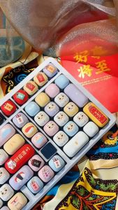 AKKO Keycap set – Good Luck Charm (PBT Dye-subbed / MOG profile / 138 nút)_Mới hàng chính hãng