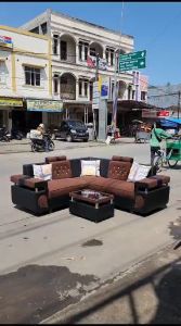 Sofa Sudut Minimalis Kancing