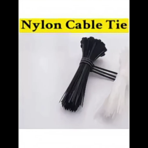 100pcs Heavy Duty Cable Tie (4"/ 6"/ 8"/ 10" / 12") (BLACK/WHITE) (100mm / 150mm / 200mm / 250MM / 300mm) TOLUS