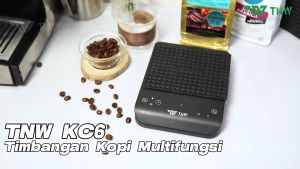 TNW KC6 Timbangan Kopi Drip Coffee Scale Type-C Charger Timer 3KG/0.1g High Precision