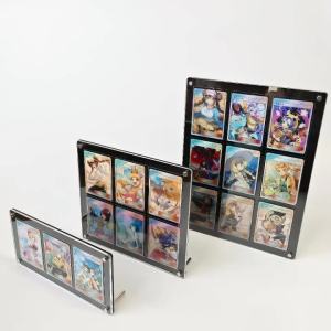 Takara Tomy | PTCG Black Display stand Polaroid picture frame put more than collection card Pokemon Yu Gi Oh shot extra Action Stuck brick