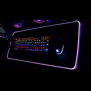 RGB plant rubber gaming mouse pad extra large luminous luminous extension mouse pad non-slip rubber