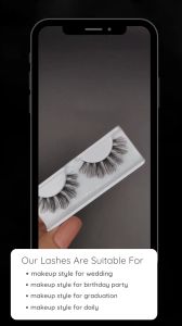 Bulu Mata Palsu dan Lem 1 Set | L7 3D