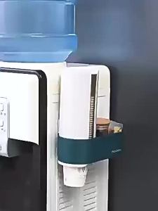 Wall-mounted Cup Dispenser with No-drilling Installation