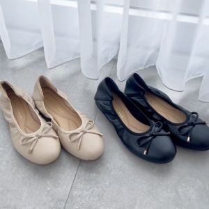 Nicholas Edison Flat Rafa Sepatu ballerina elastis pita nyaman