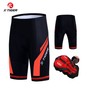X-TIGER Cycling Shorts Men Padded Gel Mountain Bike Shorts Breathable Professional Bicycle Team Clothing