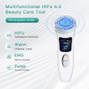 4 in 1 Ultrasound Facial Machine Skin Lift Firm Device Skin Care Wrinkle Removal Radiofrequency Face Massager Care Device