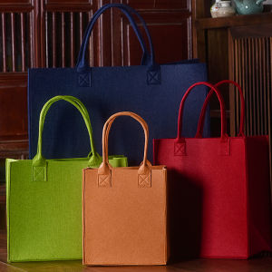 Gift Bag Large Gift Box Packaging Bag Exquisite Holiday Gift Hand Bag Thickened Felt Cloth Handbag Shopping Bag