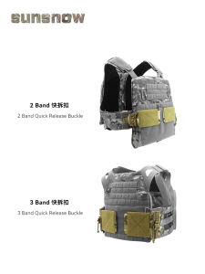 Tactical Vest Sun Snow Molle Quick Release Buckle Avs Side Cover Three Row Transfer Adapter Component Wargame Tactical Vest
