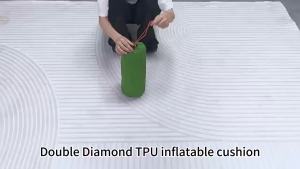 Outdoor Camping Double Inflatable Mattress Extra Wide Sleeping Pad Ultralight Folding Bed Sleeping Mat Car Travel Mat