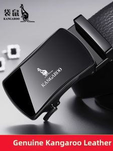 Kangaroo | Mens Genuine Leather Automatic Buckle Belt