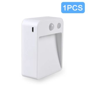 PIR Motion Sensor LED Night Light Under Cabinet Light Battery Powered Wall Lamp for Kitchen Bedroom Hallway Stair Lighting