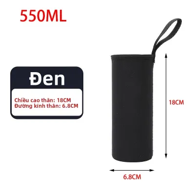 Túi Đựng Bình Nước Bằng Neoprene Cách Nhiệt Có Dây Đeo Có Thể Điều Chỉnh - Túi Đựng Cốc Giữ Nhiệt Di Động Có Kích Thước 750ML/1000ML/1500ML Dành Cho Du Lịch