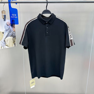 Áo Thun Polo Nam Thiết Kế Mới 2024 Thời Trang Công Sở Cổ Polo Thường Ngày Thắt Lưng Hợp Thời Trang Chất Liệu Cotton Dệt Kim