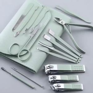 26 Pcs Nailcutter for Adult Set Stainless Pedicure Manicure Grooming Tools Original Home Travel Personal Package