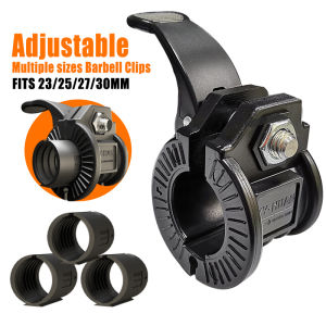 2 PCS Dumbbell barbell lock 1 Inch Locking Dumbbell Bar Change size Adjustable fit 23-30mm barbell collar Training
