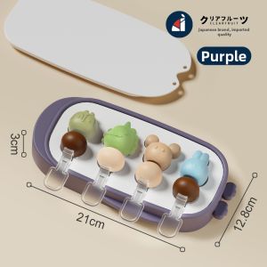 Clear Fruit | Food-grade Mini Silicone Ice Cream Molds