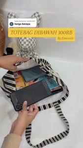 TOTE BAG WANITA GENTLE / TOTE MOTIF / TAS GENTLE WOM4N BKK /  GW 03