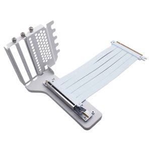 TISHRIC PCIE 5.0 4.0 3.0 16X Graphics Video Card Bracket PCI-E 16X Riser Cable 20CM Extension Cable Vertical GPU Mounting Holder