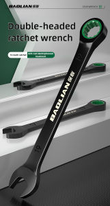 6-10MM Open-End Dual-Purpose Ratchet Spanner Combination Wrench Universal Bicycle Motorcycle Car Repair Tool