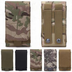Outdoor Camouflage Bag Tactical Army Phone Holder Waist Belt Case Waterproof Nylon EDC Sport Hunting Camo Bags in Backpack