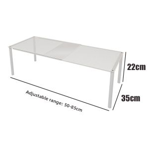 Adjustable Shoe Rack Space Saving Double Layer Retractable Shoe Storage Organizer Home Use Shoe Cabinet Divider School Grid