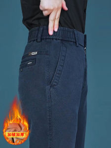 Quần Dài Nam Ống Đứng Dày Lót Lông Cừu Co Giãn Rộng Rãi Mùa Thu Đông Quần Thể Thao Ấm Áp Thoải Mái Thoáng Khí