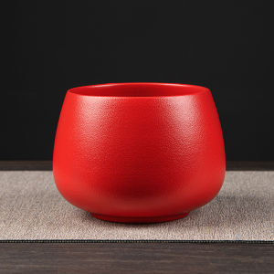 Large Ceramic Tea Washing Basin Home Use Desktop Jian Shui Cylinder Gongfu Tea Accessories Ashtray Waste Water Bucket Ashtray