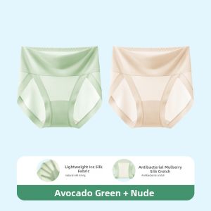 MEATIN | High Waist Shaping无缝三角内裤 No-mark Quick-dry Large Size Anti-cling
