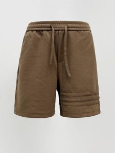 Quần Short Thể Thao Thường Ngày Thiết Kế Ba Thanh Nặng Cho Nam Mùa Hè Quần Dài Năm Điểm Rộng Rãi Phong Cách Mỹ