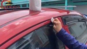 Mitsubishi Xpander 2020-2023 Injection Car Door Visor Chrome 4PCS/SET