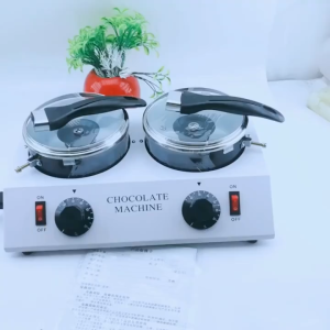 หม้อละลายช็อกโกแลตไฟฟ้า2หม้อ เครื่องละลายช็อคโกแลต Non-Stick ZBP2🚩พร้อมส่ง