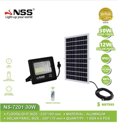 NSS SOLAR FLOOD LIGHT 30W (NS-7201)