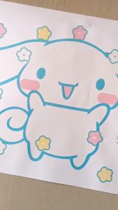 WALLSTIKER STIKER DINDING MOTIF KARTUN SANRIO CINNAMOROLL LUCU DEKORASI RUMAH DEKOR HIASAN TEMPELAN DECOR RUANG TIDUR RUANG TIDUR ANAK BAYI WALLPAPER WALLSTIKER ANAK ANAK COWOK CEWEK |  BEST SELLER | LUCU
