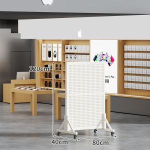 evesigar | Multifunctional Delivery Rack Display Shelving with Pegboard Design