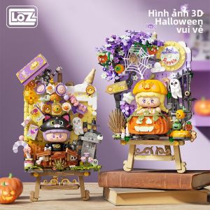 Loz | Đồ Chơi Khối Xây Dựng Trang Trí Halloween Có Đèn