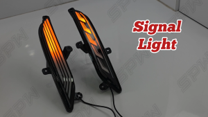 Chery Omoda C9 Rear Bumper Reflector LED Welcome Mode Running Signal Brake Light Daylight DRL Rear Fog Spot Lamp Light 2024 2025