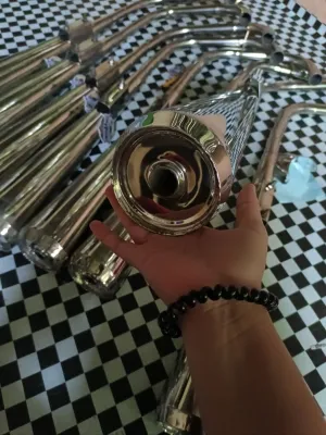 Rusi Macho TC 150/125/175 Chicken pipe stainless