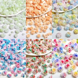 50 Món Trang Trí Móng Tay Phát Quang Hình Hoa Hồng Hoa Trà Bướm Sen Hoa Mẫu Đơn Nhựa Mềm Dùng Trang Trí Tự Làm