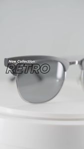 Sorrento+ Retro Lifestyle Clubmaster Sunglasses: UV400 & Polarized Eyewear for Women & Men