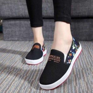 LEKEN | Anti-slip Soft Bottom Mothers Canvas Shoes Causal Flat