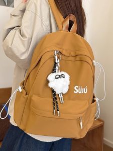 OUDENGPAI | Túi đeo vai nữ dung tích lớn 2025 Túi du lịch nhẹ cho học sinh trung học cơ sở Túi học sinh ngọt ngào Túi đeo vai mềm