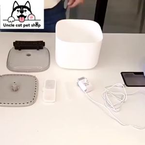 เครื่องกรองน้ําพุอัตโนมัติ 3 ลิตร สําหรับสัตว์เลี้ยง แมว 1 ชิ้น #Z002