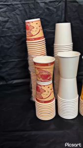 GELAS KERTAS PAPER CUP 6.5 OZ ISI 50 PCS GELAS KOPI POLOS PUTIH TERMURAH BERKUALITAS