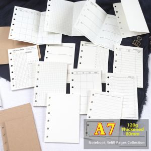 Foldable Replacement Notebook Paper Square and Blank Monthly Planner